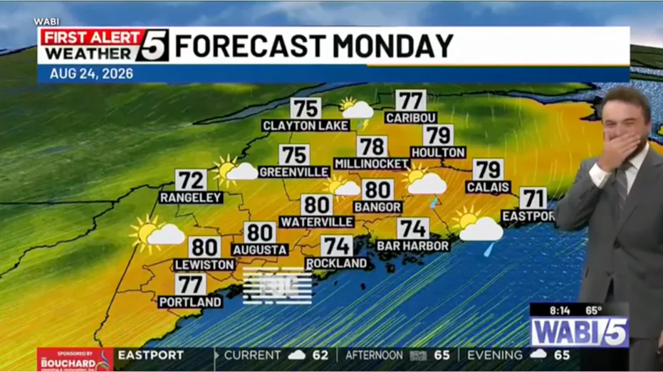 Maine Meteorologist Experiences Viral On-Air Laughter After Prank Unexpectedly Backfires